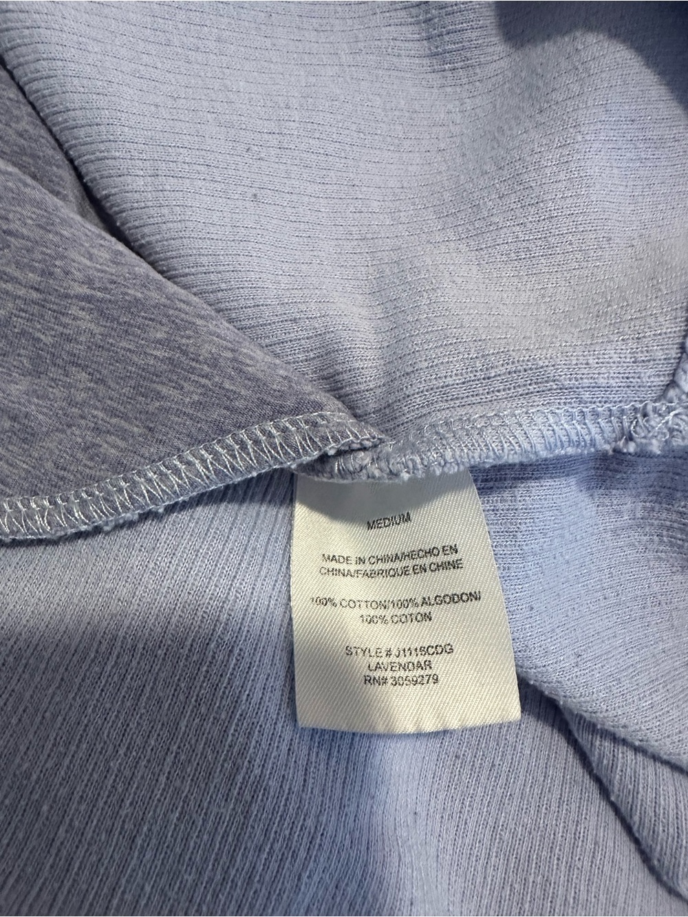 Thread & Supply Medium Light Blue Ribbed Shacket with Snaps - Picture 8 of 9